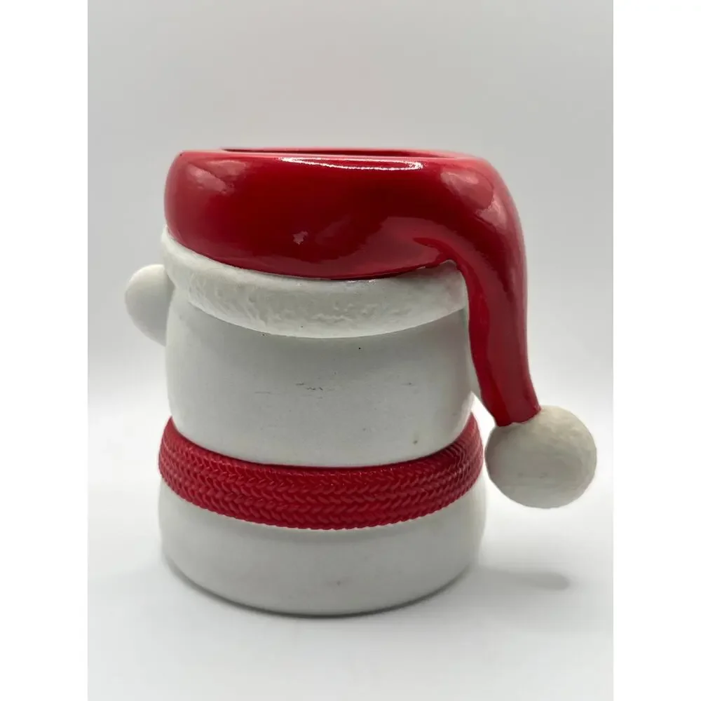 Bath & Body Works Polar Bear Foaming Soap Holder Christmas Holiday Red Scarf